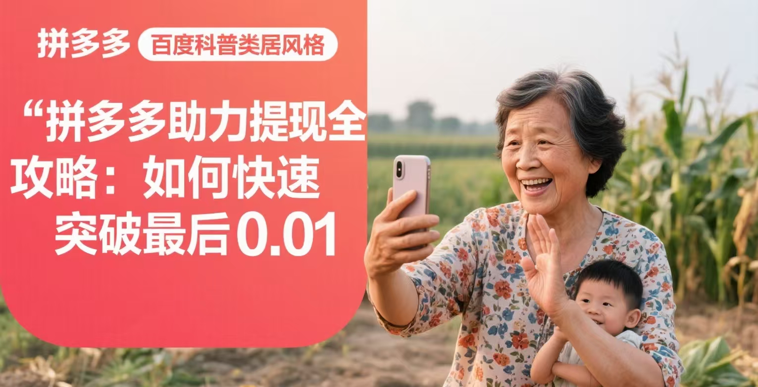拼多多助力睡眠提货法”火了！睡前发链醒时到账，200人自动互助攻略