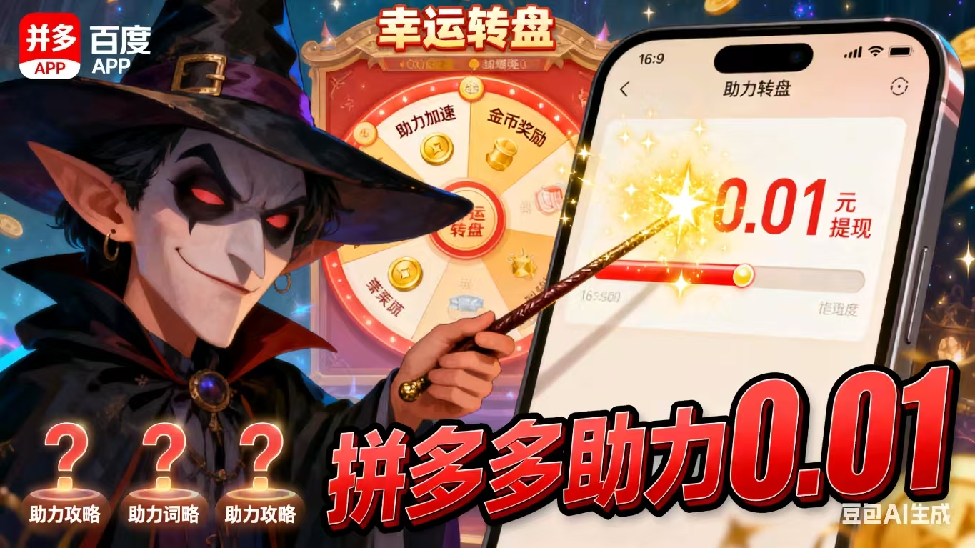 拼多多助力快速助力，秒到账！