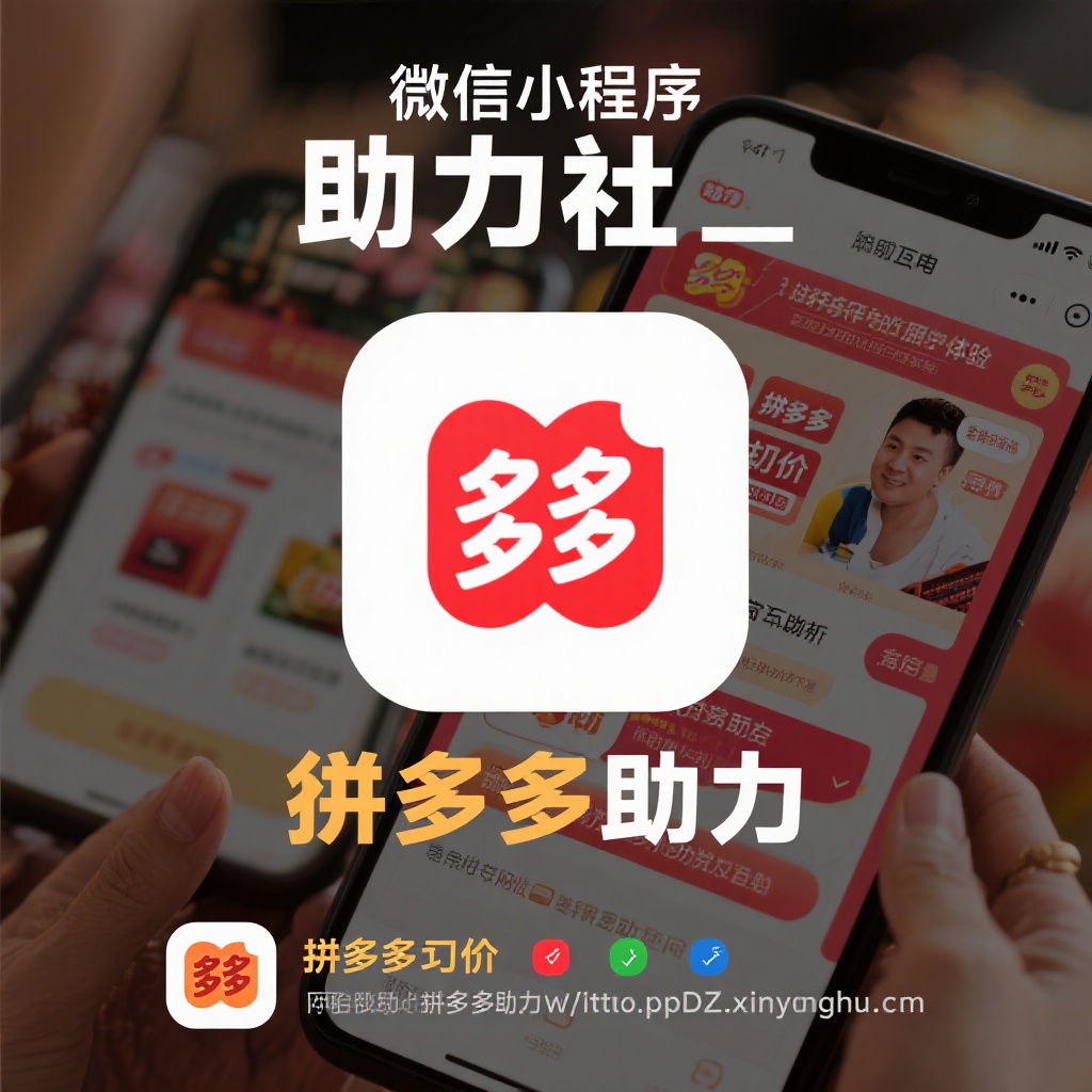 微信小程序助力社拼多多互助新体验高效匹配真人助力砍价无忧