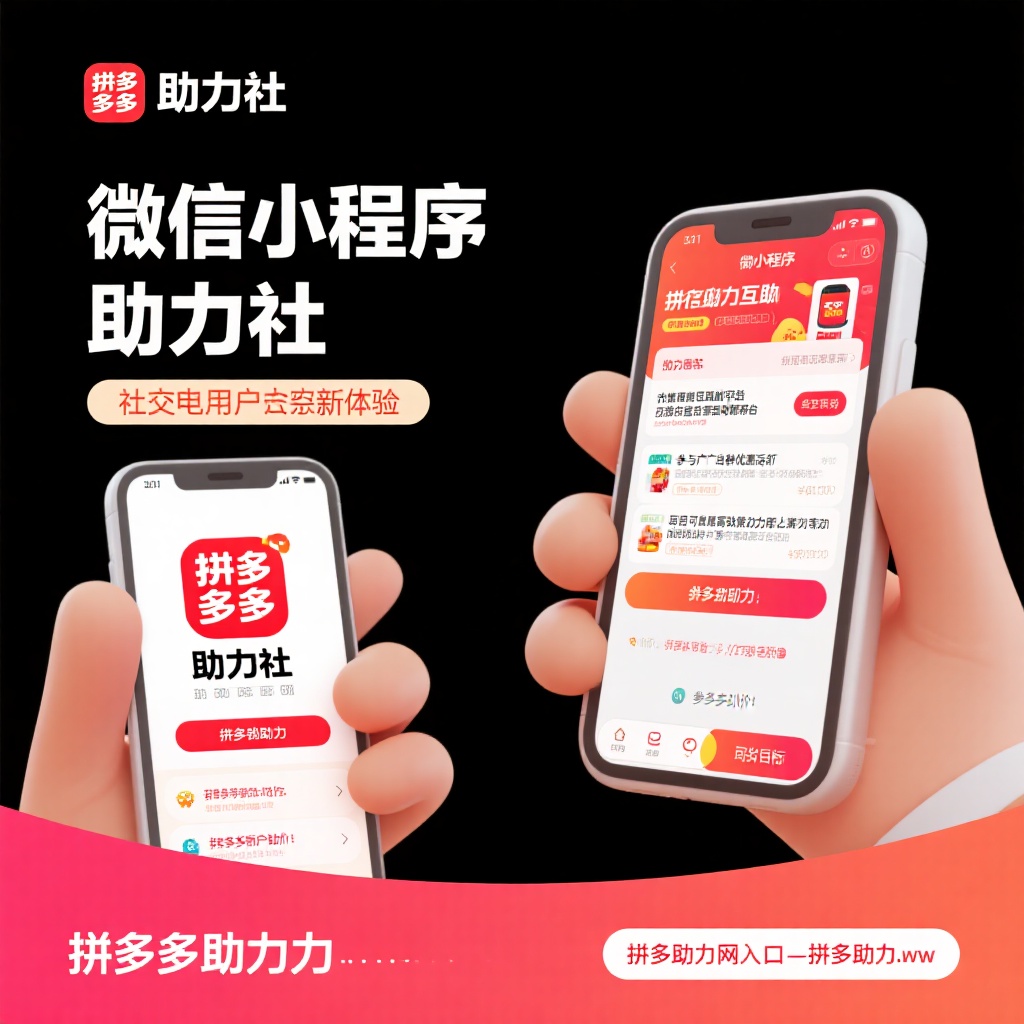 微信小程序助力社拼多多互助新体验高效便捷平台