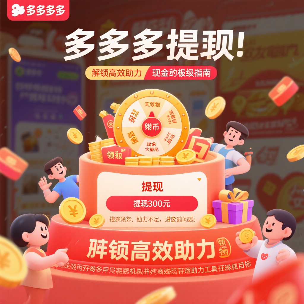 拼多多提现终极指南高效助力解锁现金奖励秘诀