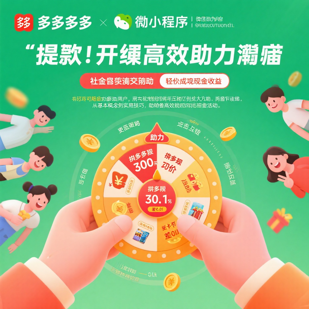 拼多多提现秘籍真人互助轻松突破差001困境