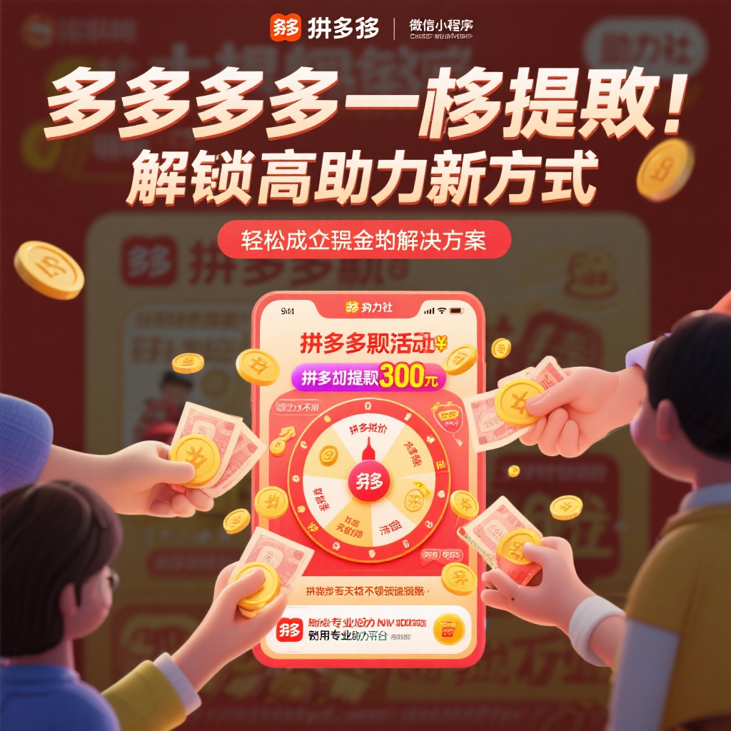拼多多提现新招高效助力轻松拿现金