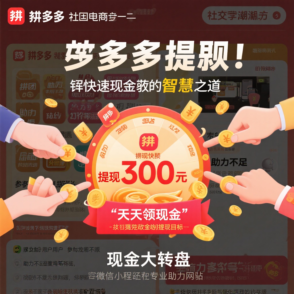 拼多多提现秘籍高效获取300元现金奖励