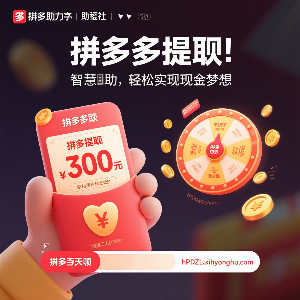 拼多多提现互助指南轻松实现300元现金梦想