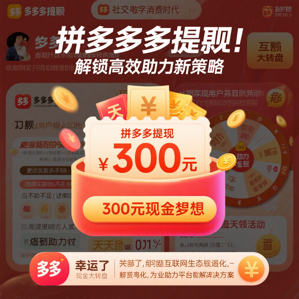 拼多多提现300元新策略高效助力轻松实现现金梦想
