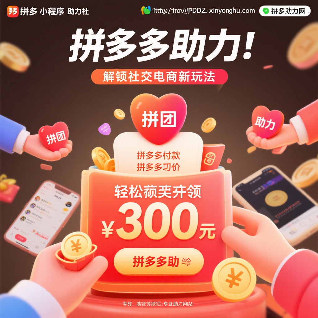 拼多多助力新玩法轻松提现赢好礼专业平台助你一臂之力