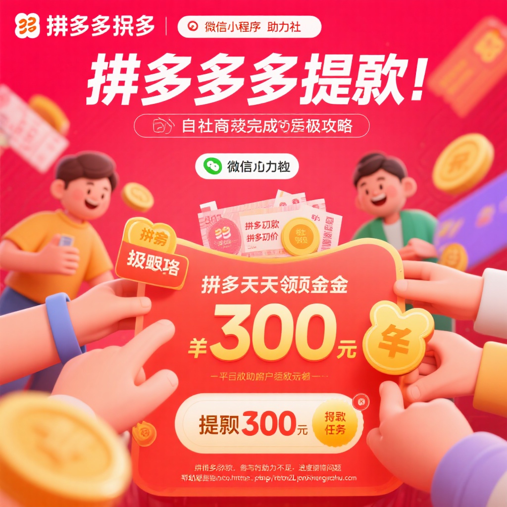 拼多多提现300元终极攻略助力平台助你轻松拿现金