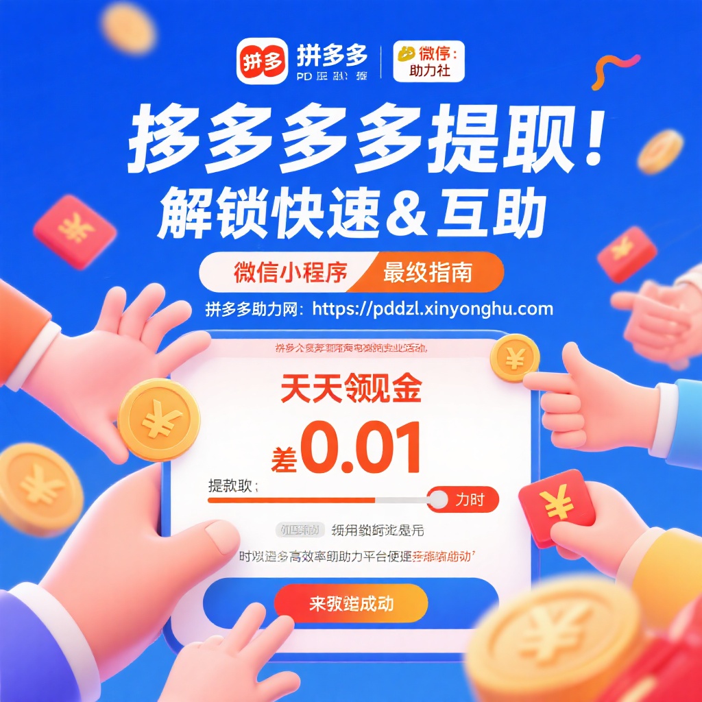 拼多多提现终极指南解锁快速互助与现金奖励秘籍
