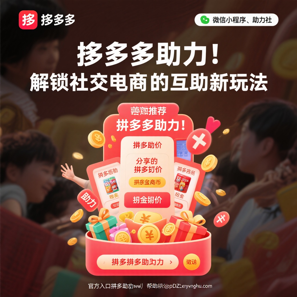 拼多多助力新玩法互助平台高效获取攻略