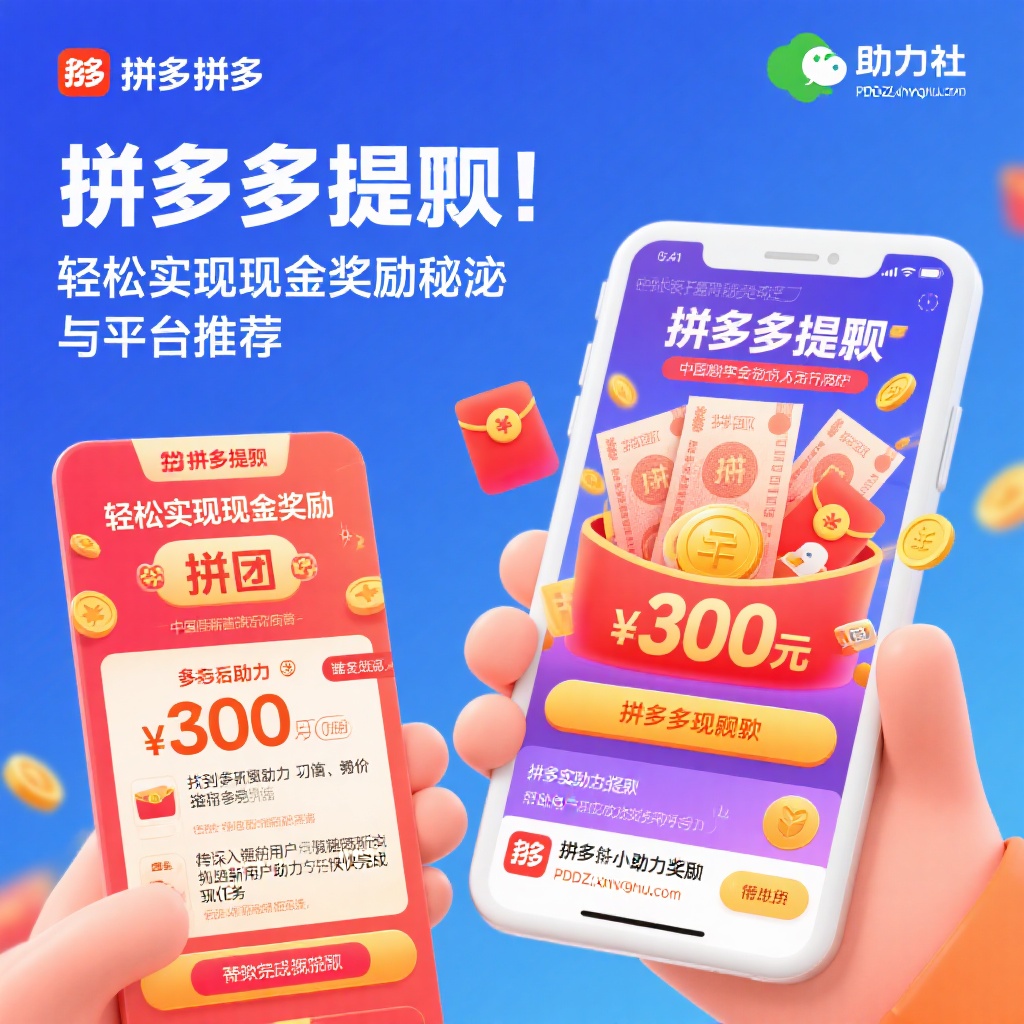 拼多多提现攻略高效助力平台推荐轻松赢现金奖励