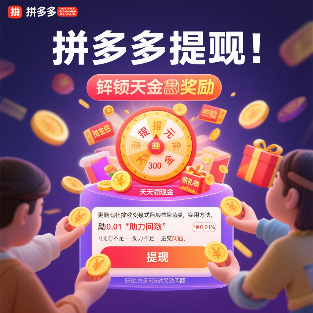 拼多多提现攻略高效获取助力轻松解锁现金奖励