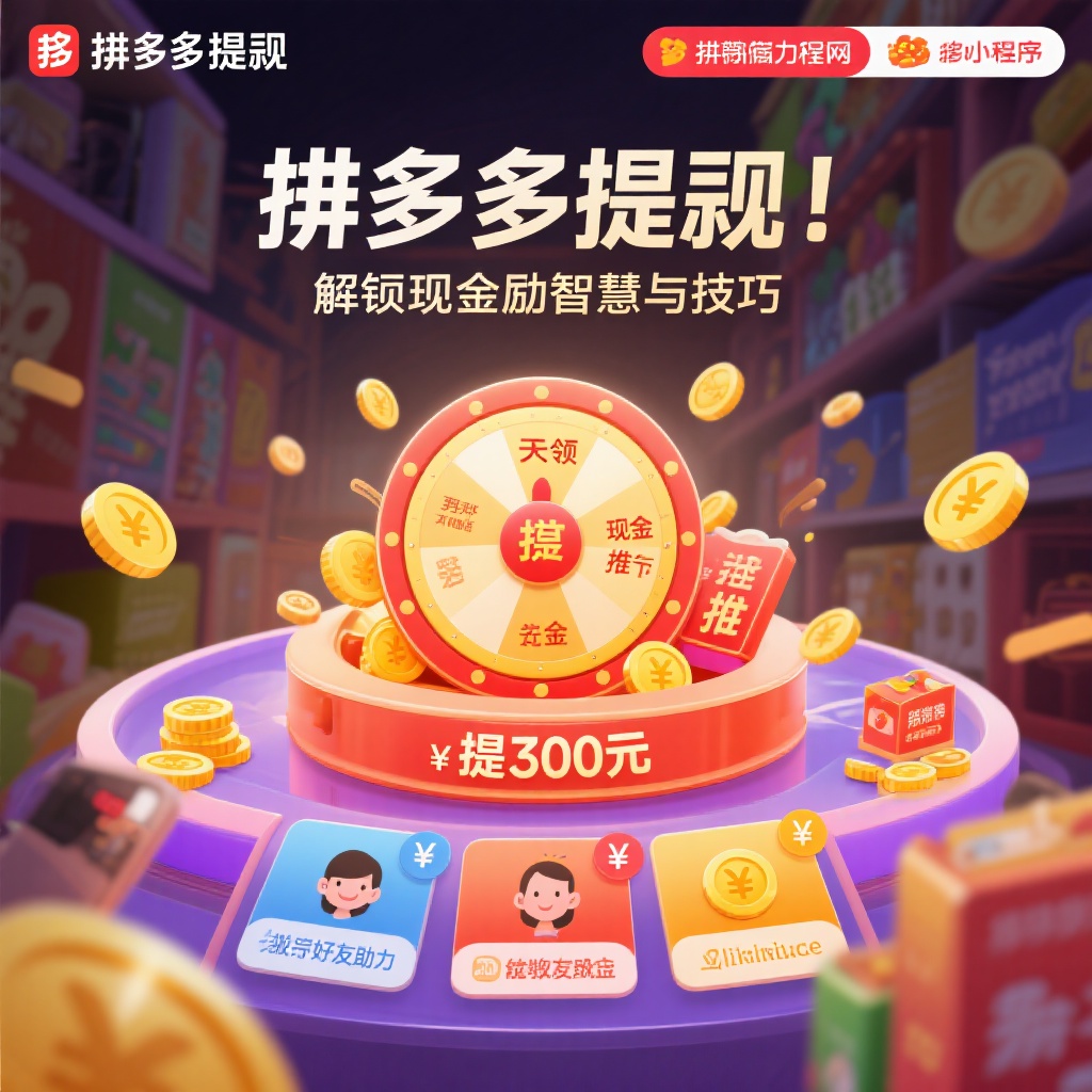 拼多多提现攻略解锁300元现金奖励技巧