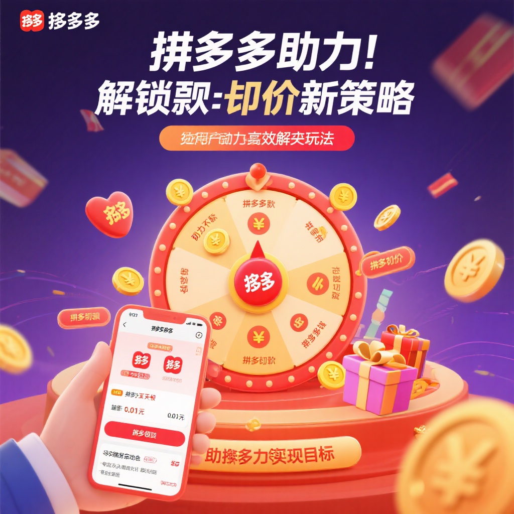拼多多助力攻略解锁提现砍价新策略高效拿现金