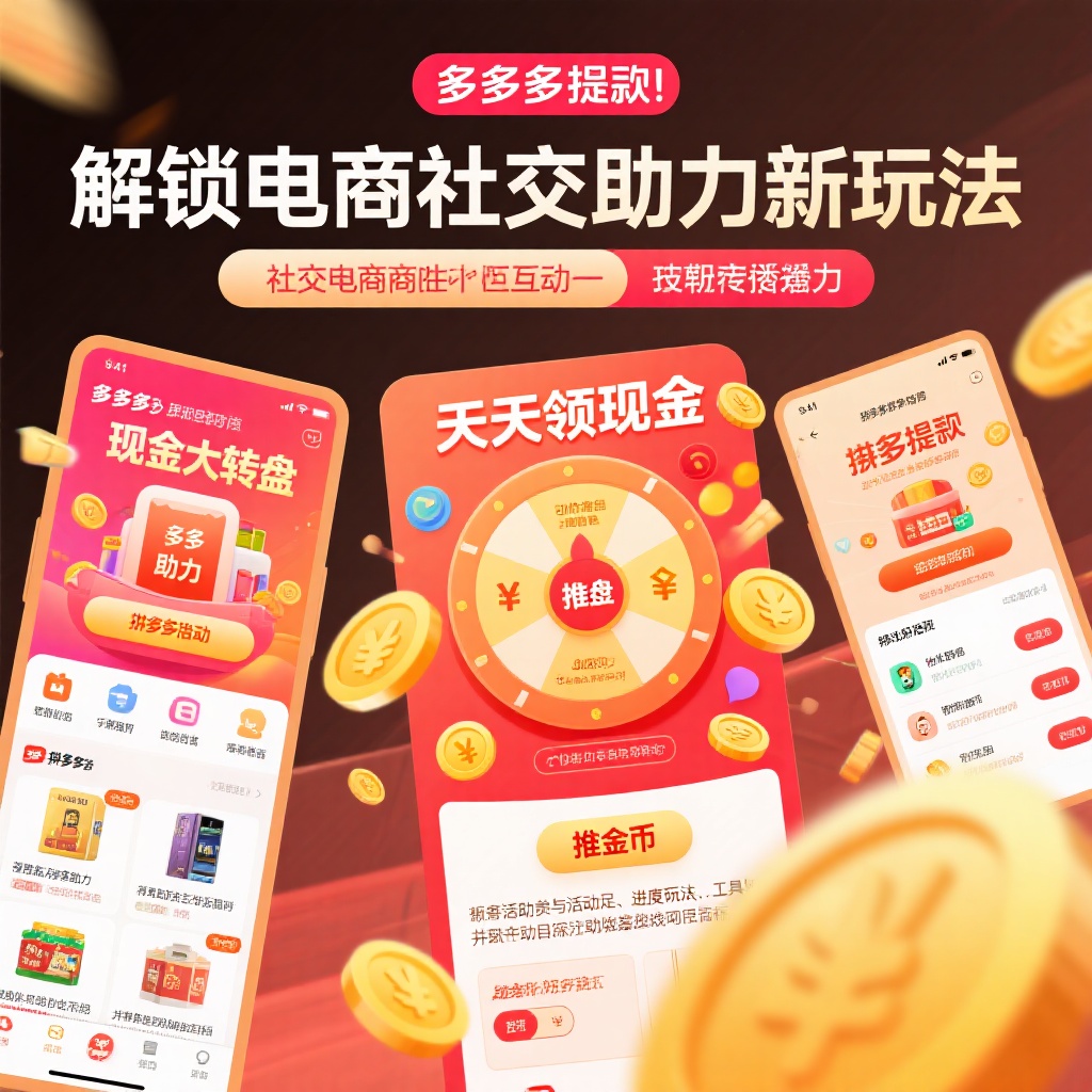 拼多多提现攻略高效助力工具解锁社交电商新玩法