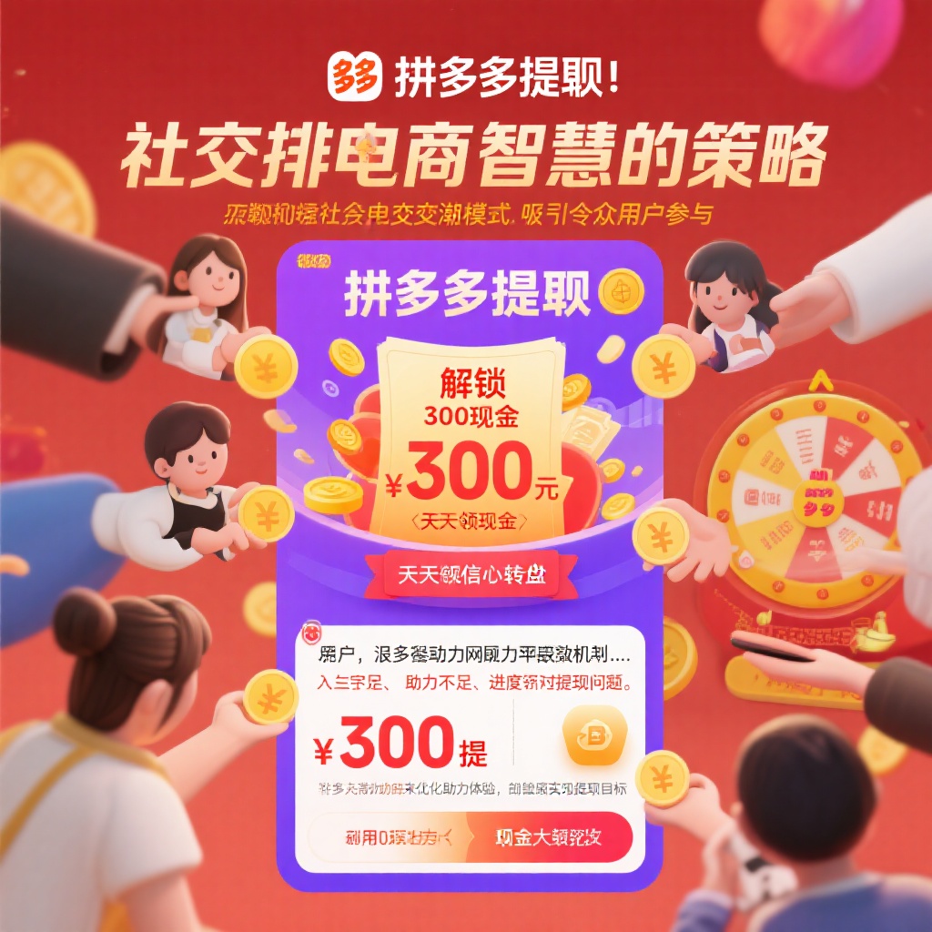 拼多多提现300元攻略高效助力平台推荐