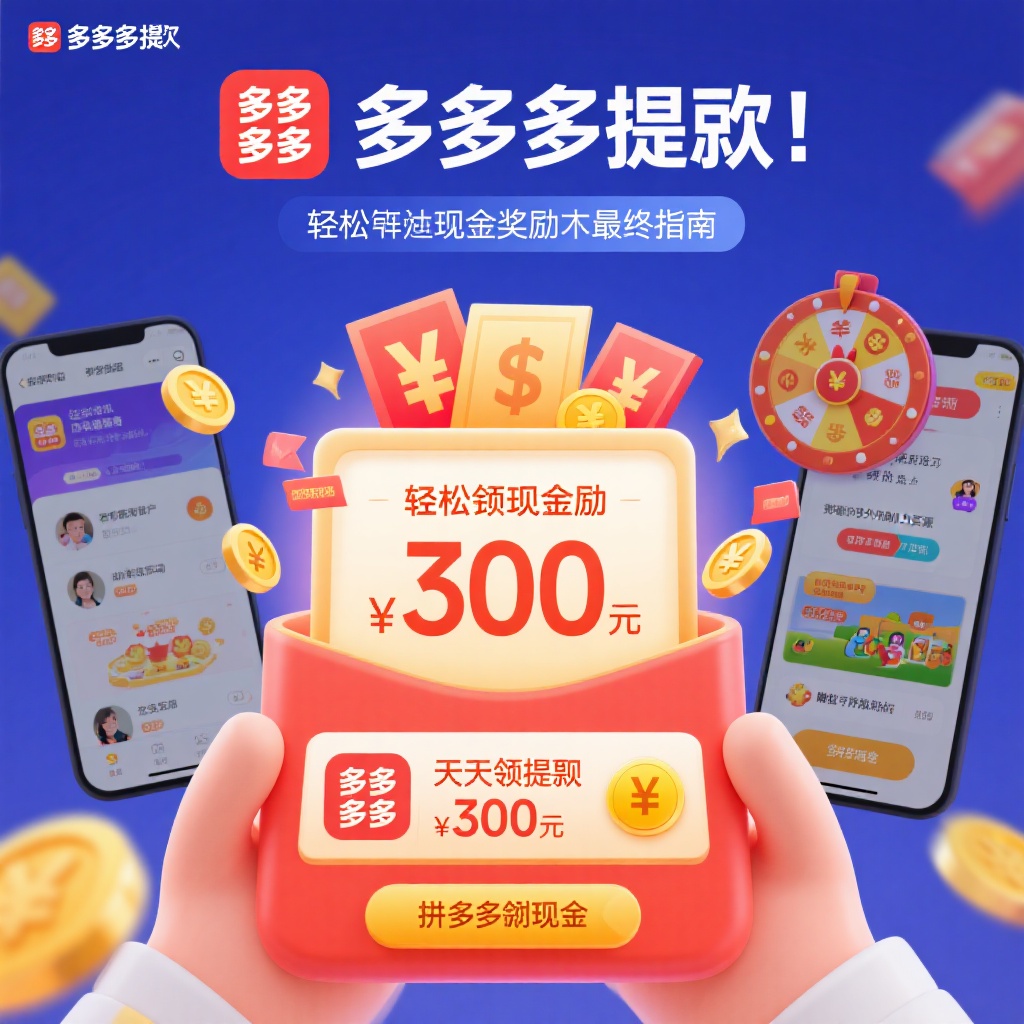 拼多多提现终极指南轻松解锁300元现金奖励