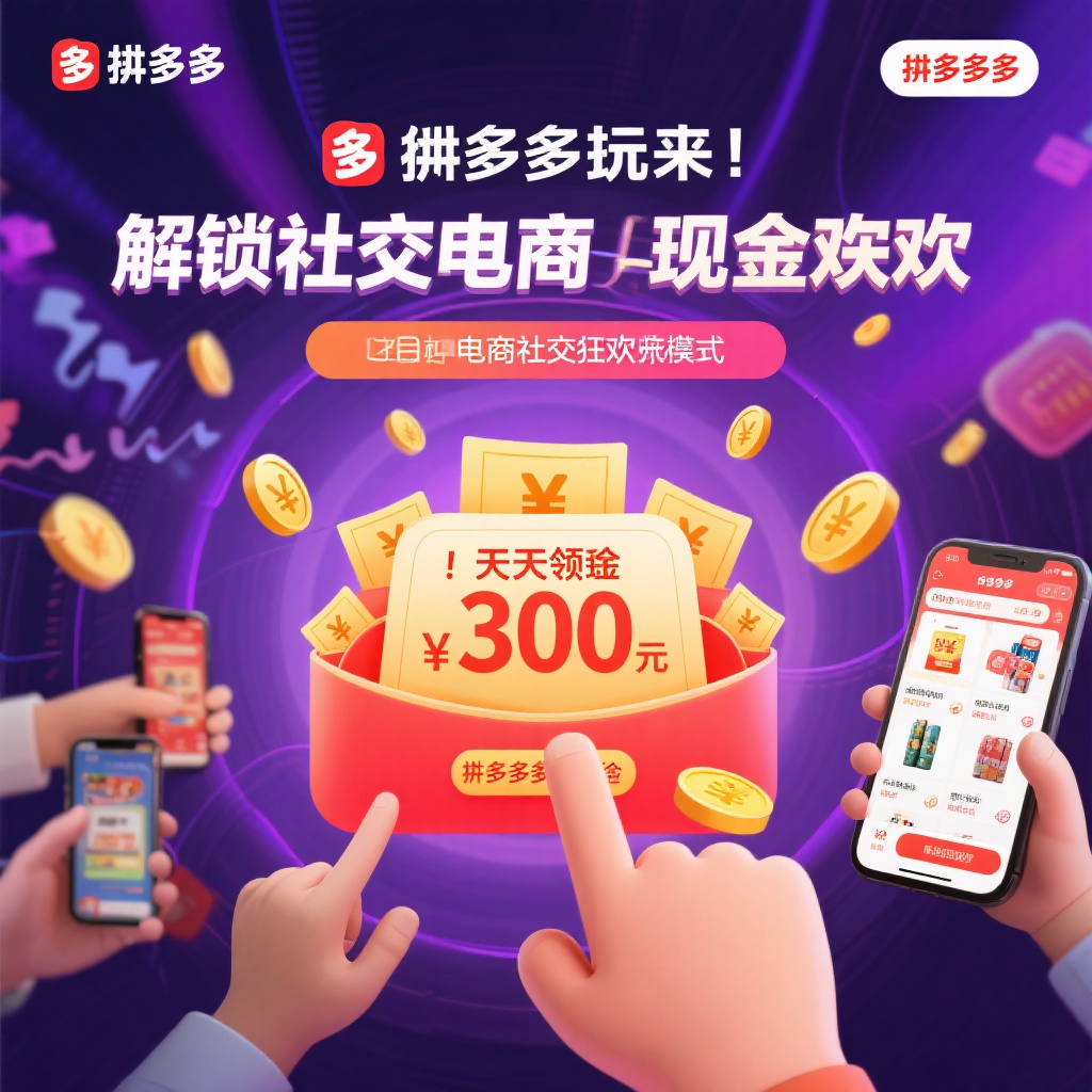 拼多多提现狂欢社交电商新玩法现金收益轻松到手