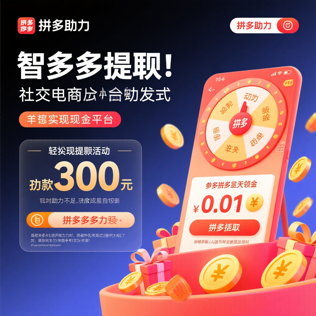 拼多多提现攻略真人助力轻松实现300元现金梦想