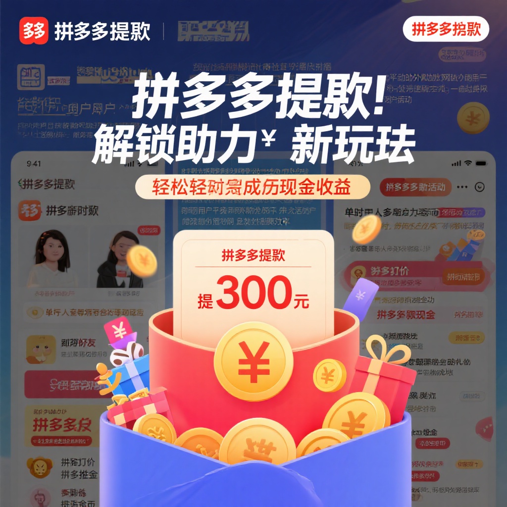 拼多多提现新玩法轻松领现金攻略