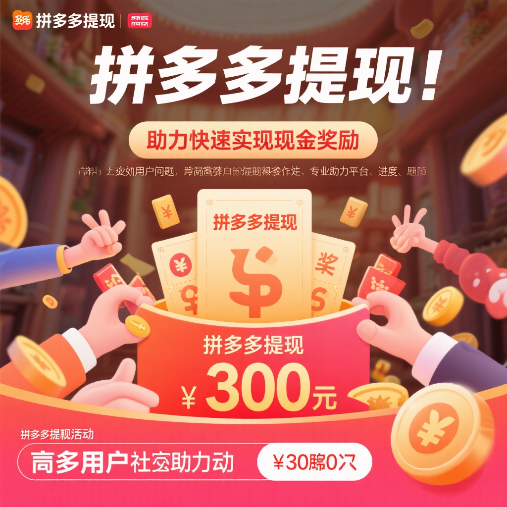 拼多多提现高效互助平台助力快速实现现金奖励