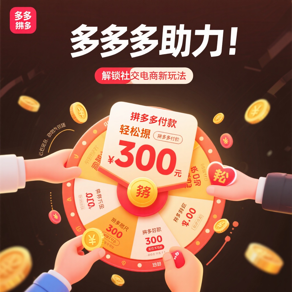 拼多多助力攻略轻松提现300元社交电商新玩法