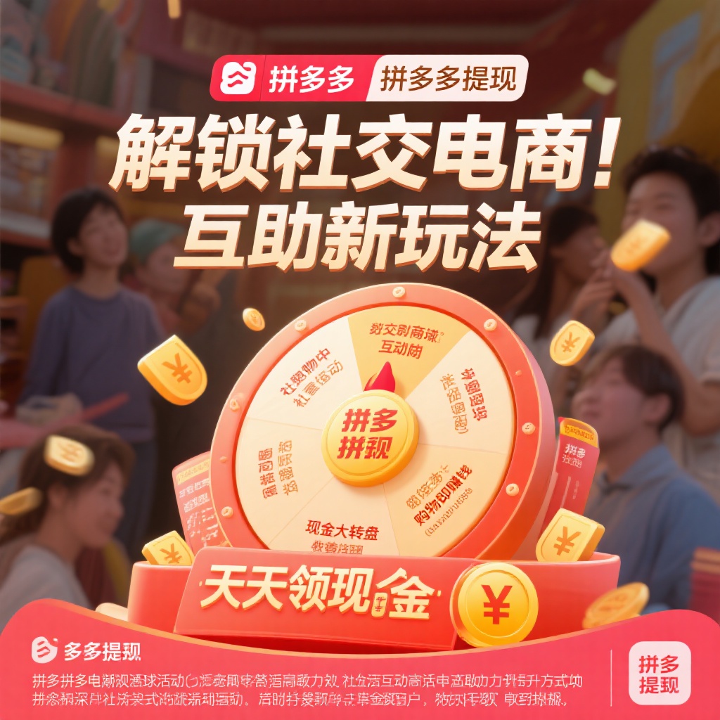 拼多多提现攻略高效互助解锁社交电商新玩法