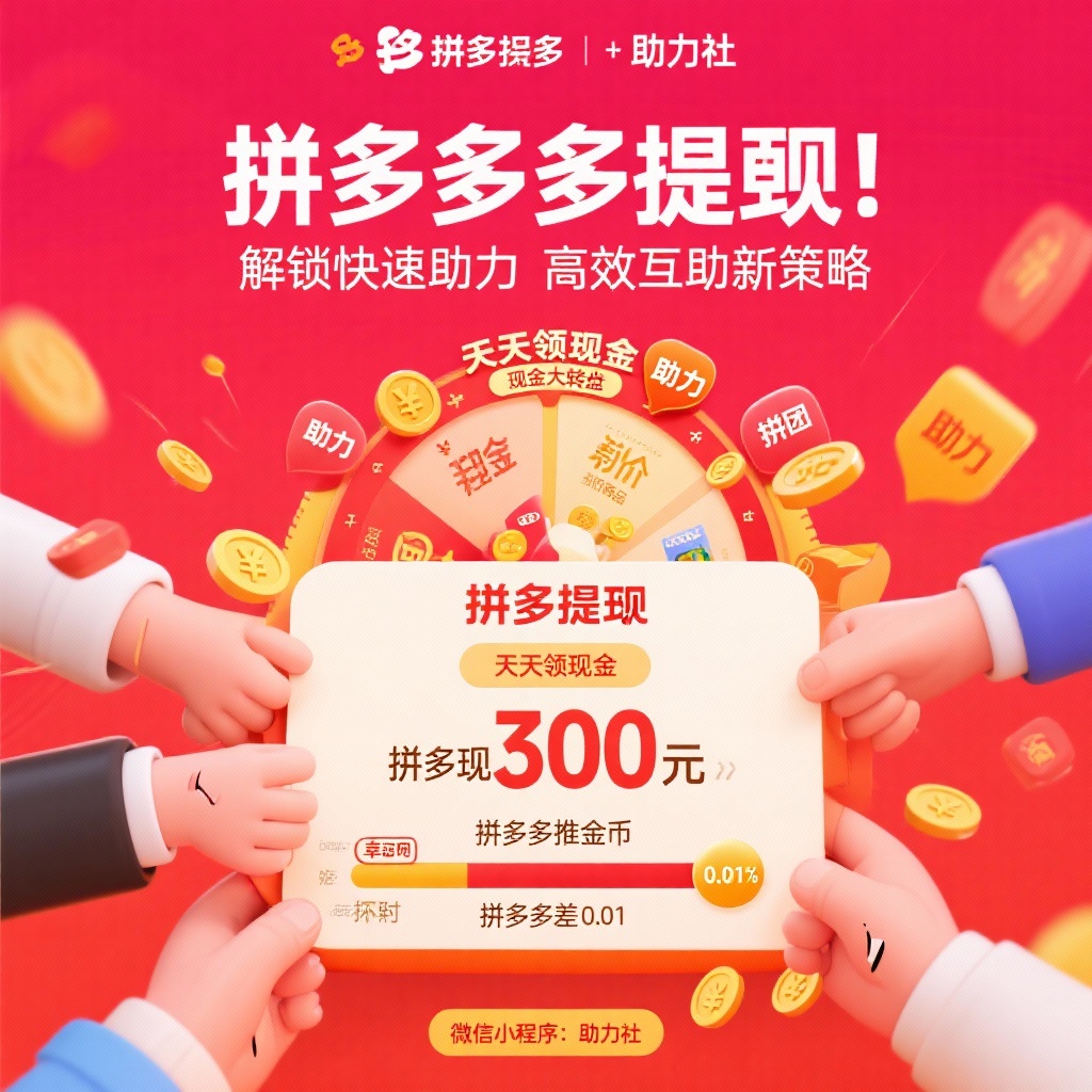 拼多多提现新策略高效互助快速助力指南
