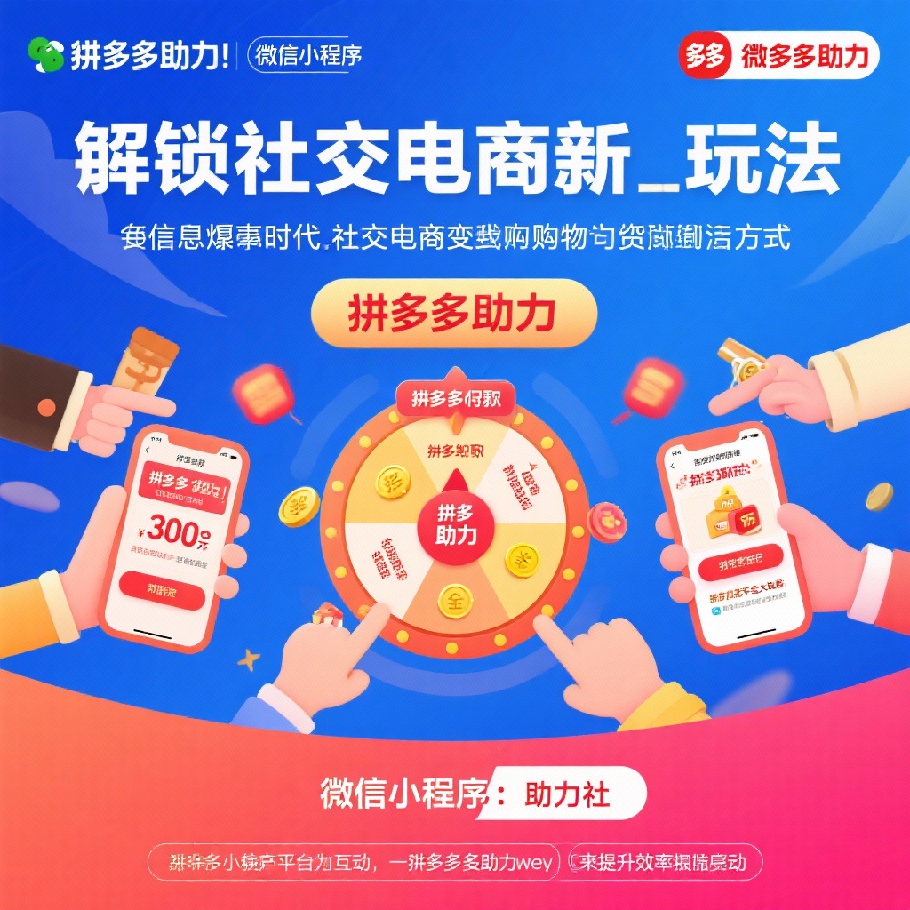 拼多多社交电商新玩法高效互助攻略