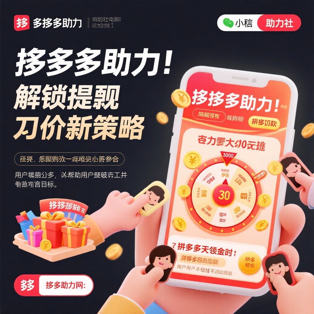 拼多多助力新策略解锁提现砍价高效技巧