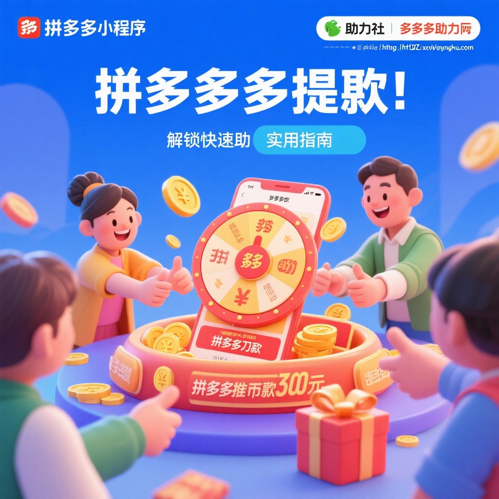 拼多多提现互助指南高效解锁助力平台