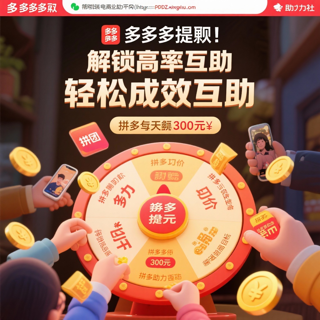 拼多多提现高效互助解锁现金奖励新方式