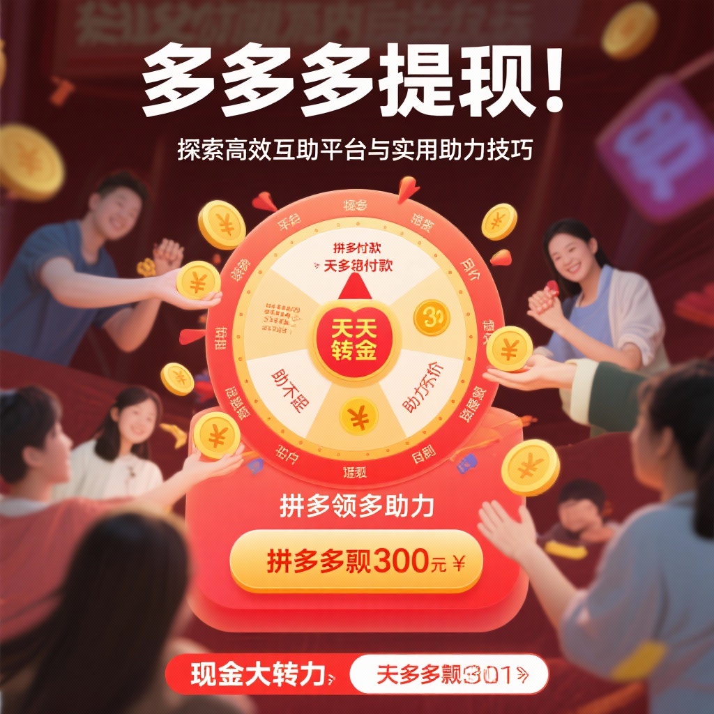 拼多多提现攻略高效互助平台与助力技巧解析
