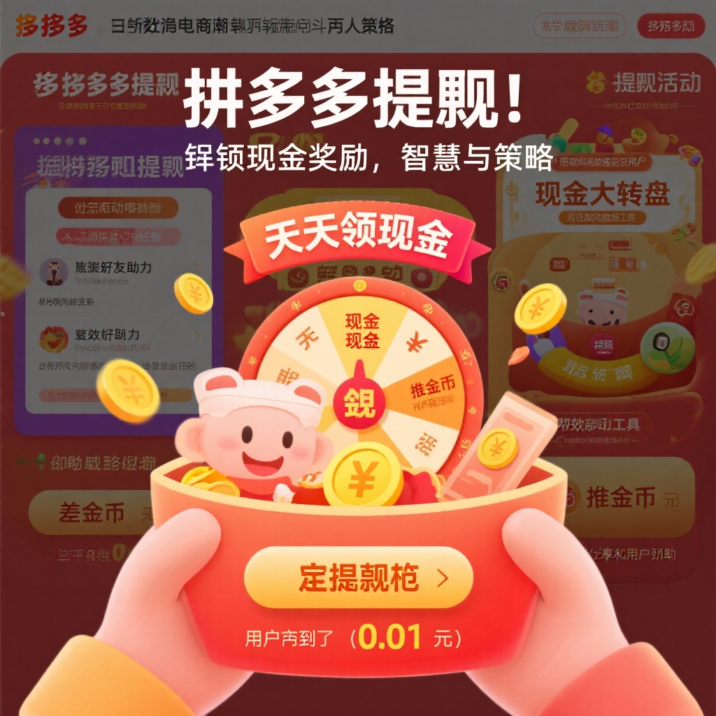 拼多多提现攻略高效助力轻松领现金奖励