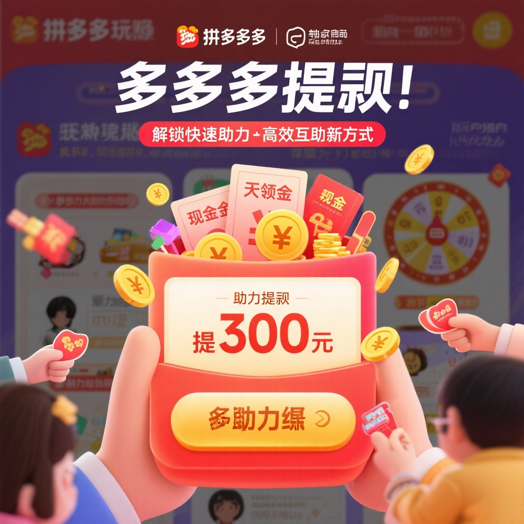 拼多多提现攻略高效互助与快速助力新方式
