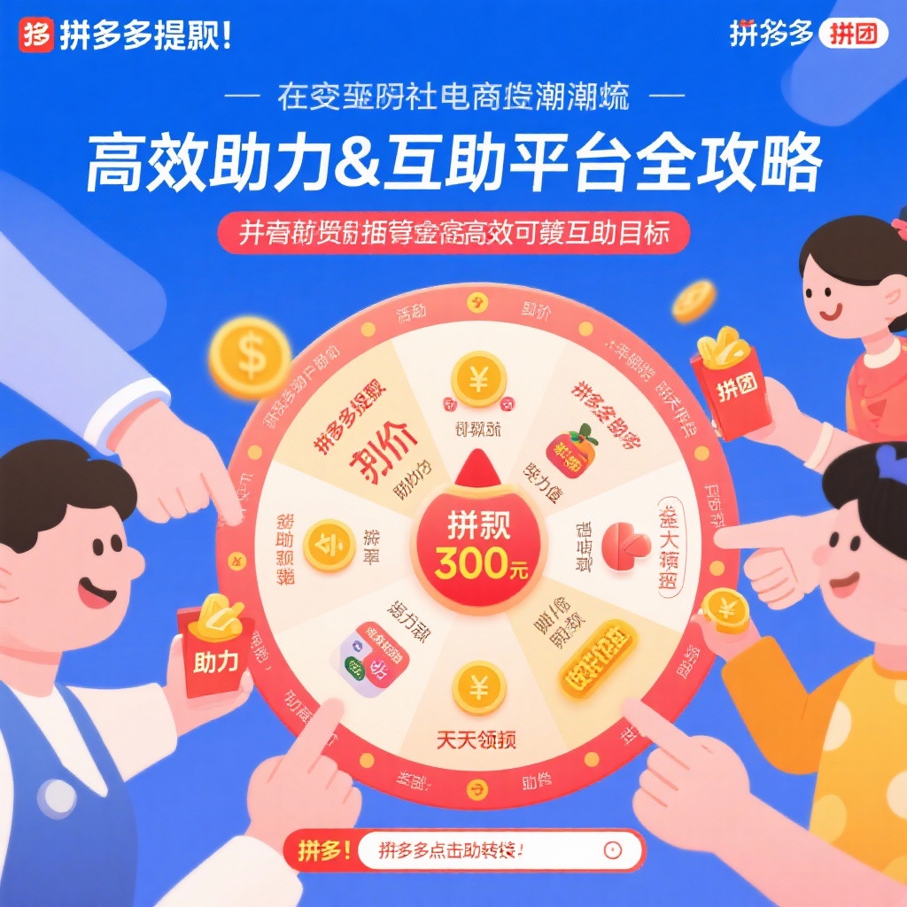 拼多多提现攻略高效互助平台助力轻松成功