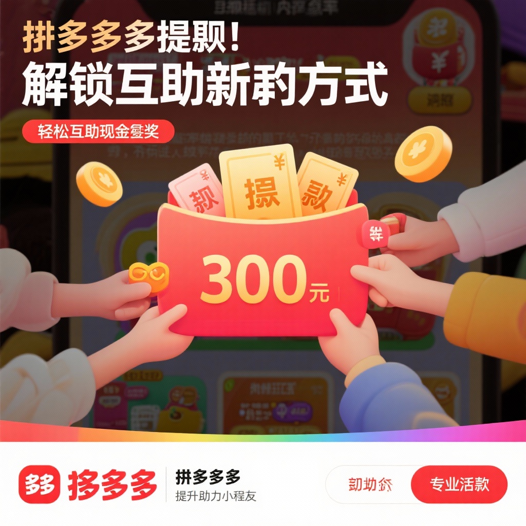 拼多多提现攻略高效互助轻松拿现金奖励