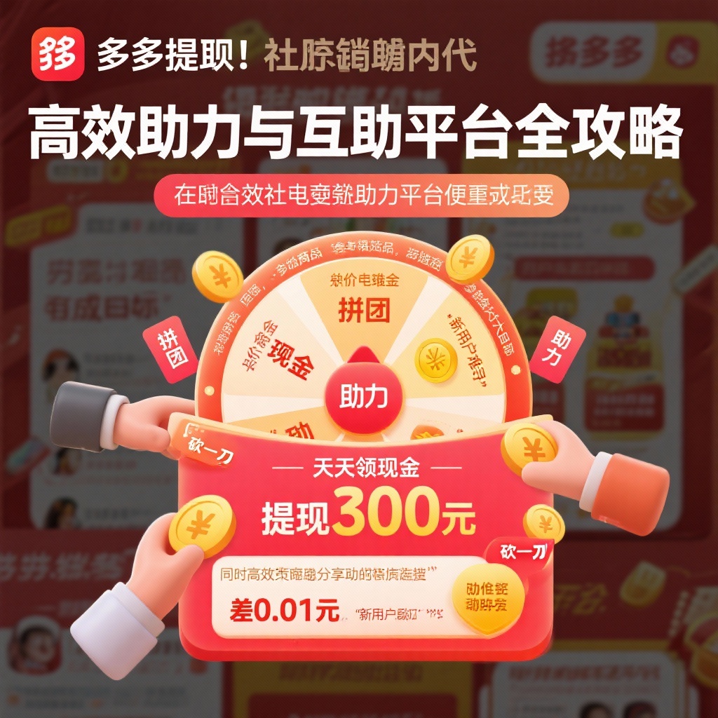 拼多多提现攻略高效助力平台全解析
