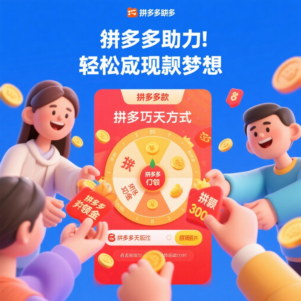拼多多互助新方式轻松提现梦想